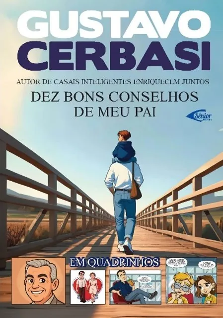 Capa do livro Dez Bons Conselhos de Meu Pai (em quadrinhos)